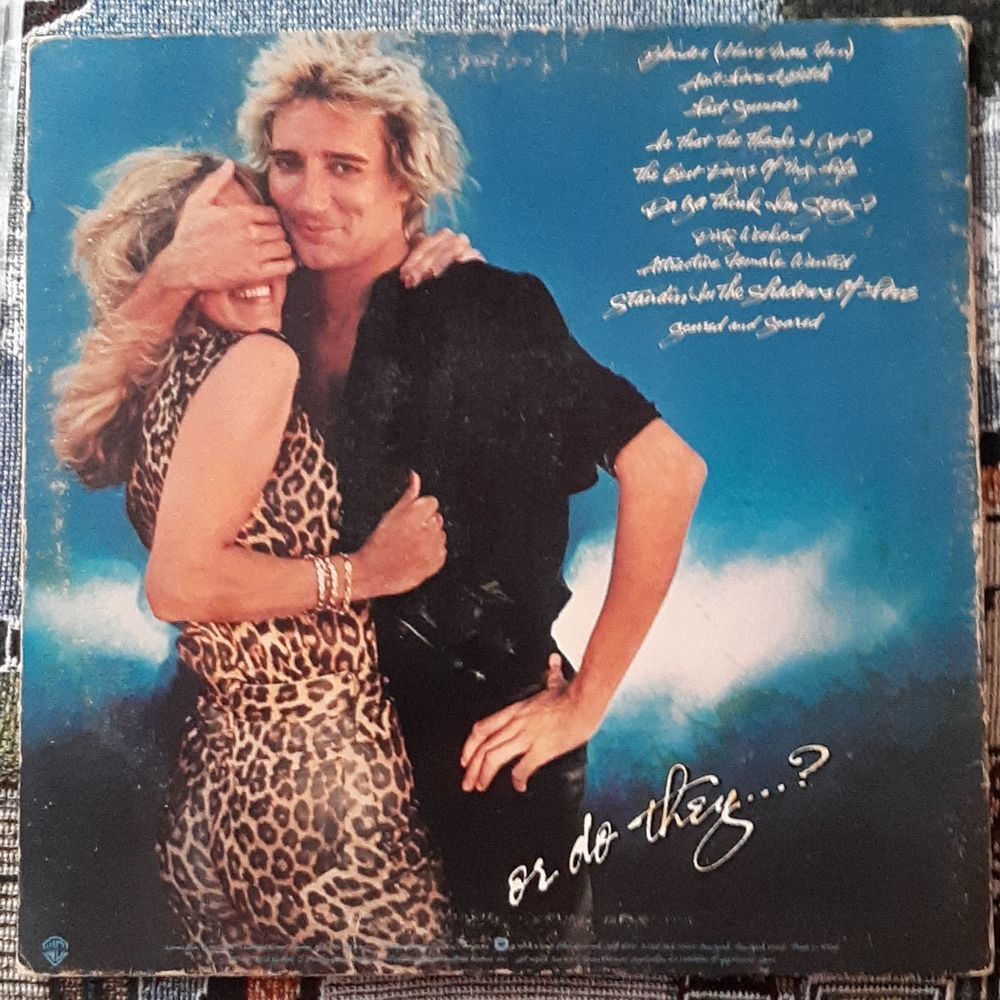 Blonds have more fun. Rod Stewart's